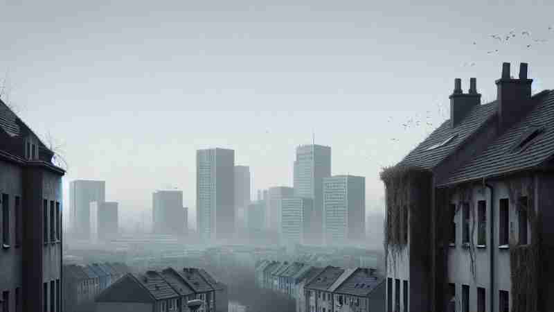 Germany's Housing Crisis Deepens as Property Market Suffers, Concept art for illustrative purpose, tags: der - Monok